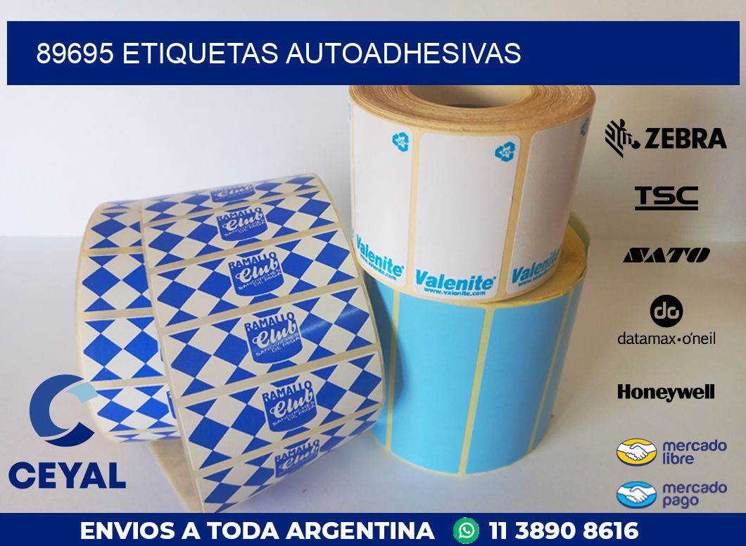89695 ETIQUETAS AUTOADHESIVAS