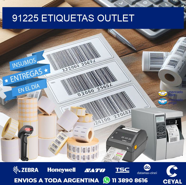 91225 ETIQUETAS OUTLET