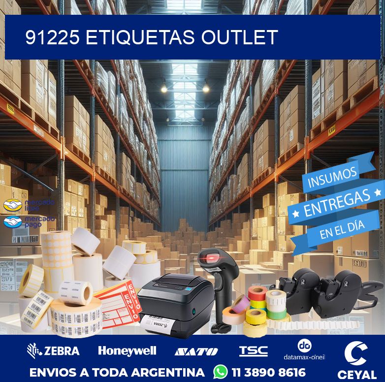 91225 ETIQUETAS OUTLET