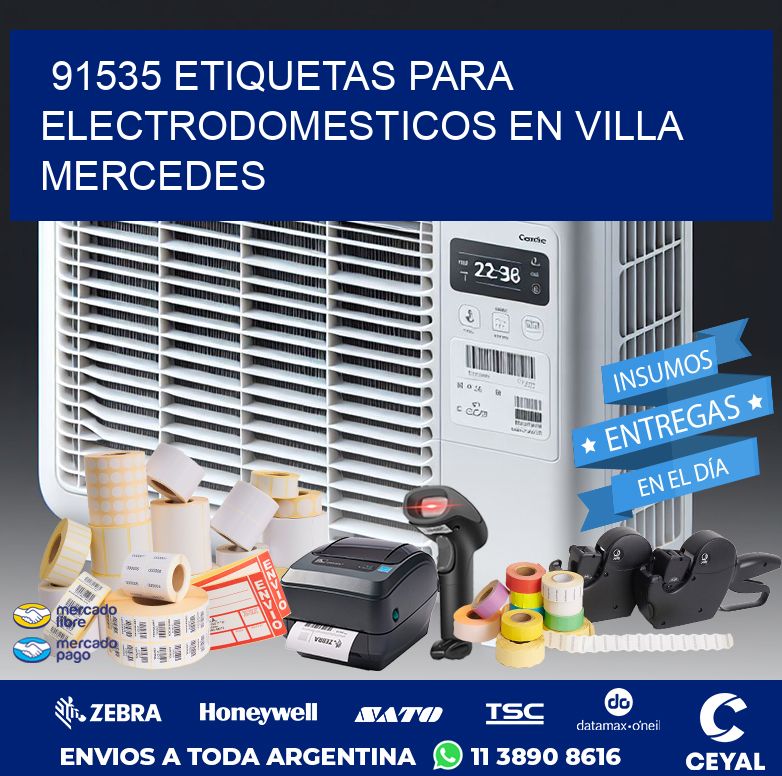 91535 ETIQUETAS PARA ELECTRODOMESTICOS EN VILLA MERCEDES