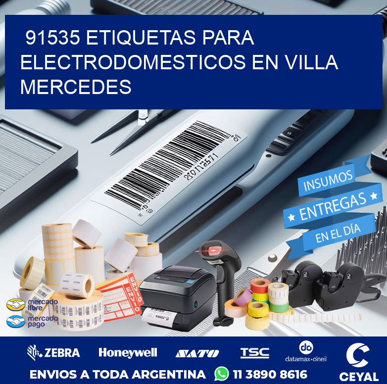 91535 ETIQUETAS PARA ELECTRODOMESTICOS EN VILLA MERCEDES