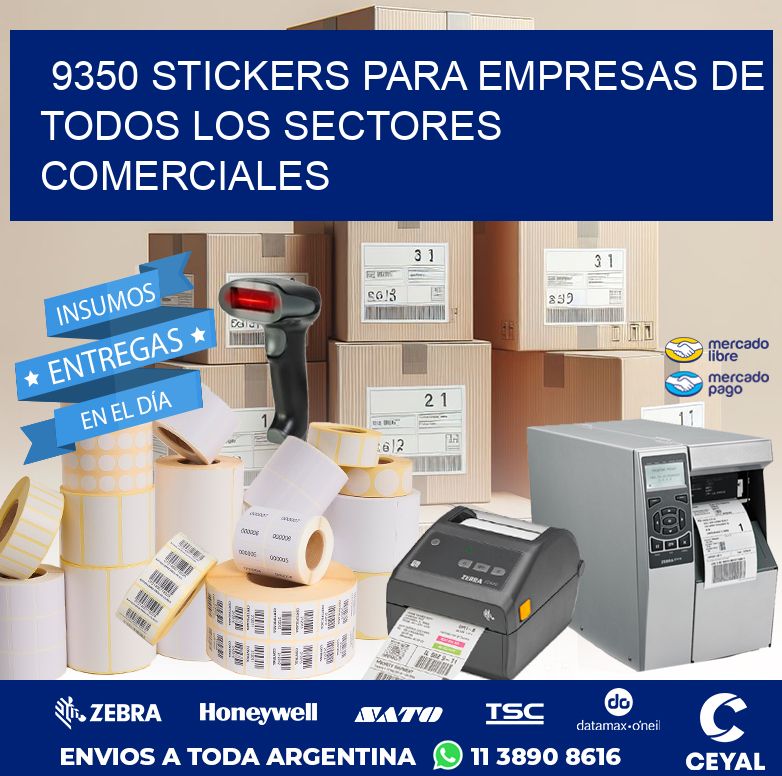 9350 STICKERS PARA EMPRESAS DE TODOS LOS SECTORES COMERCIALES