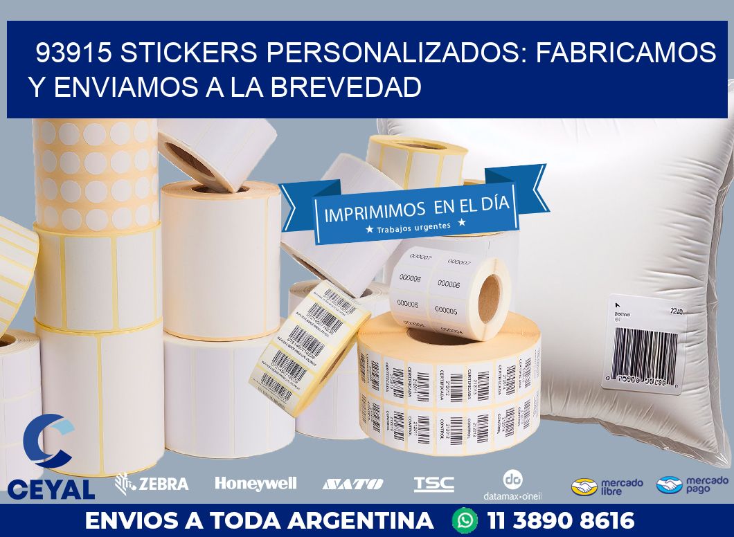 93915 STICKERS PERSONALIZADOS: FABRICAMOS Y ENVIAMOS A LA BREVEDAD