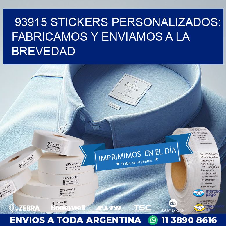 93915 STICKERS PERSONALIZADOS: FABRICAMOS Y ENVIAMOS A LA BREVEDAD