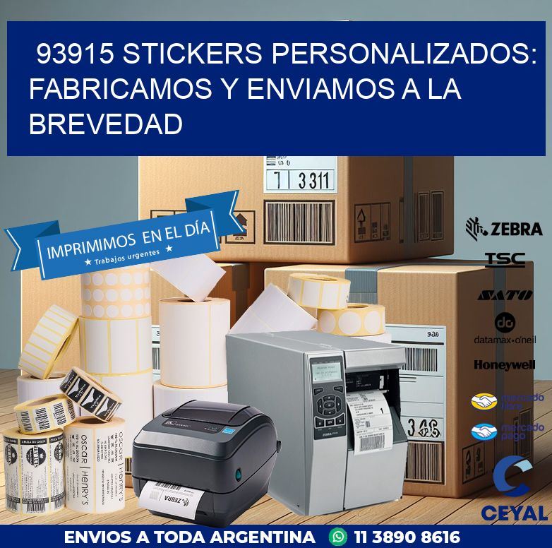 93915 STICKERS PERSONALIZADOS: FABRICAMOS Y ENVIAMOS A LA BREVEDAD