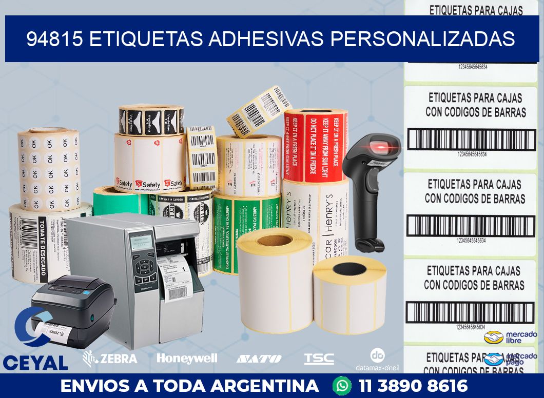 94815 ETIQUETAS ADHESIVAS PERSONALIZADAS