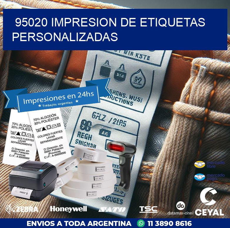 95020 IMPRESION DE ETIQUETAS PERSONALIZADAS