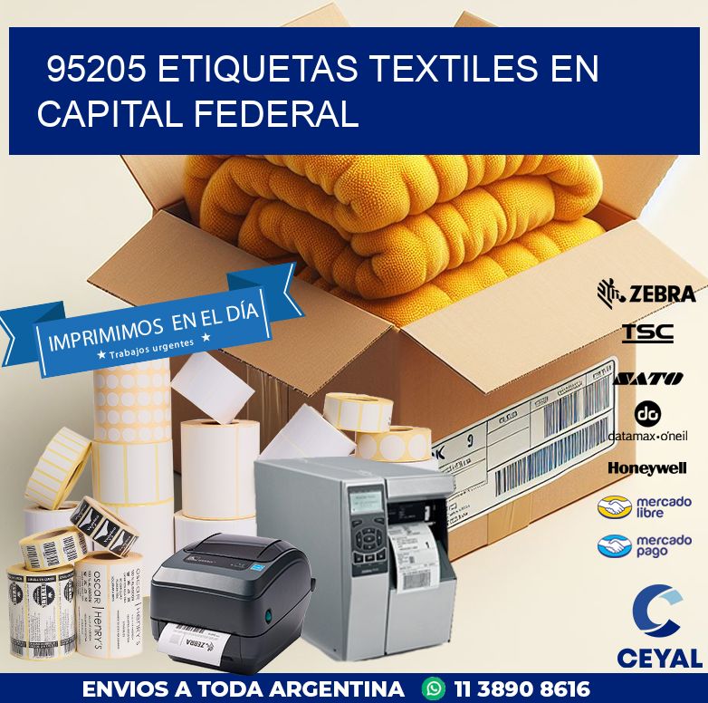 95205 ETIQUETAS TEXTILES EN CAPITAL FEDERAL