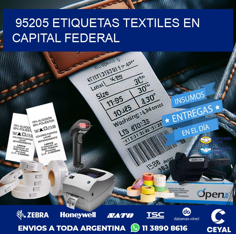 95205 ETIQUETAS TEXTILES EN CAPITAL FEDERAL