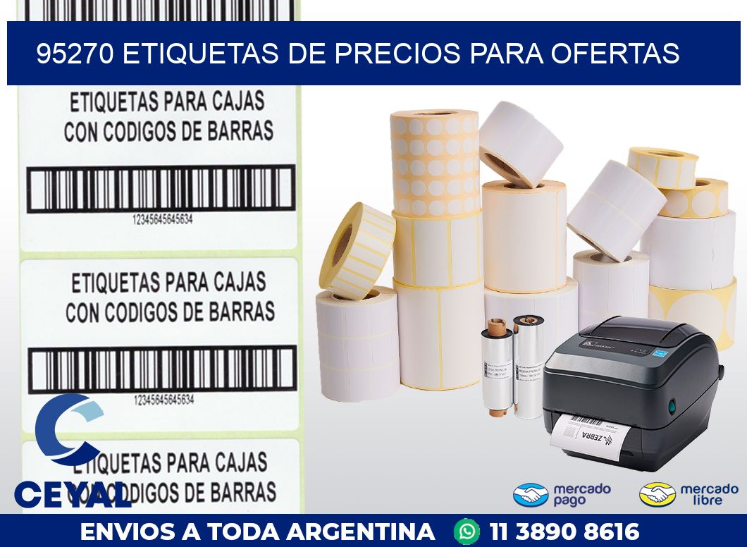 95270 ETIQUETAS DE PRECIOS PARA OFERTAS