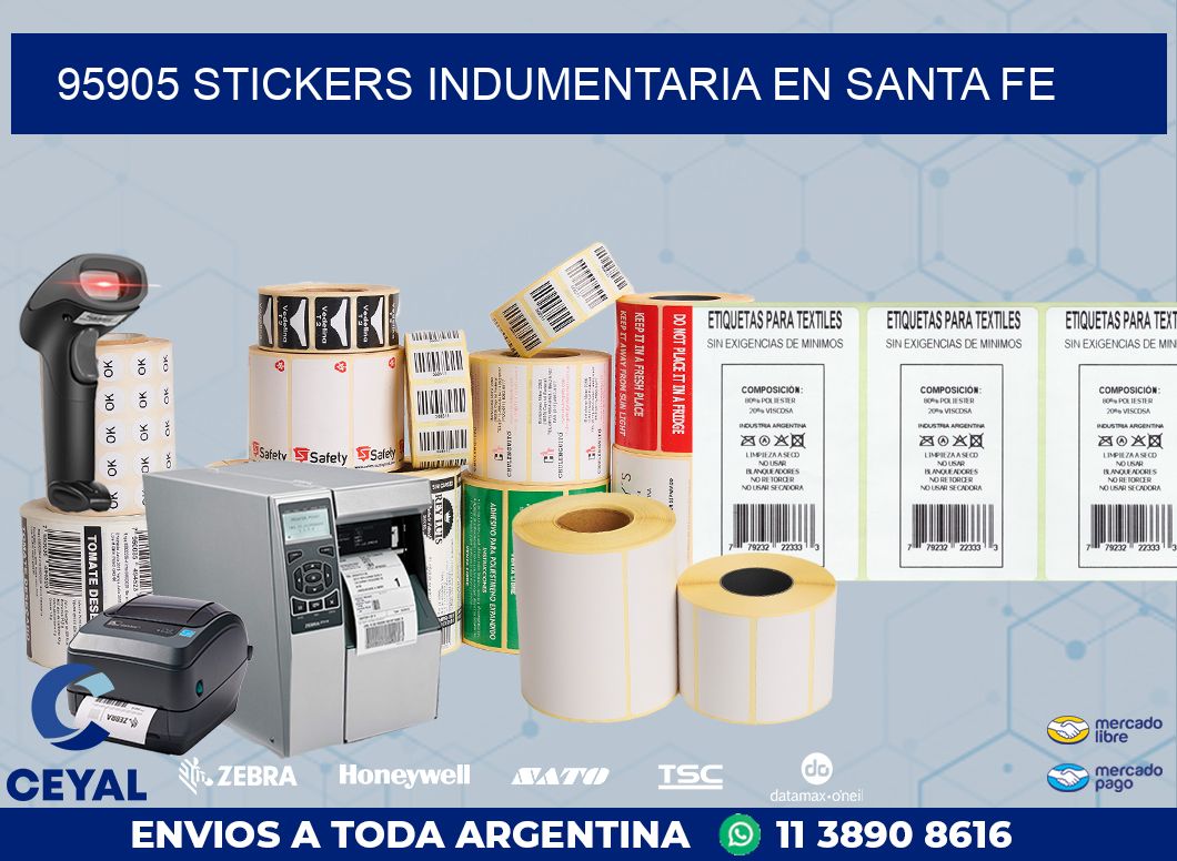 95905 STICKERS INDUMENTARIA EN SANTA FE