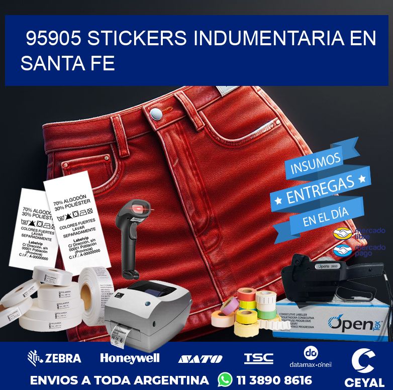 95905 STICKERS INDUMENTARIA EN SANTA FE