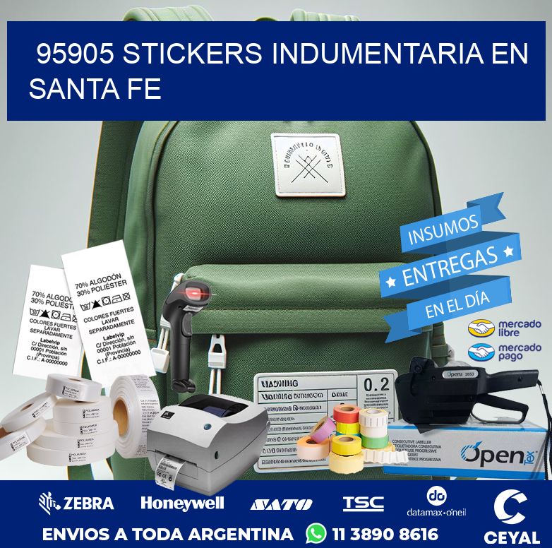 95905 STICKERS INDUMENTARIA EN SANTA FE