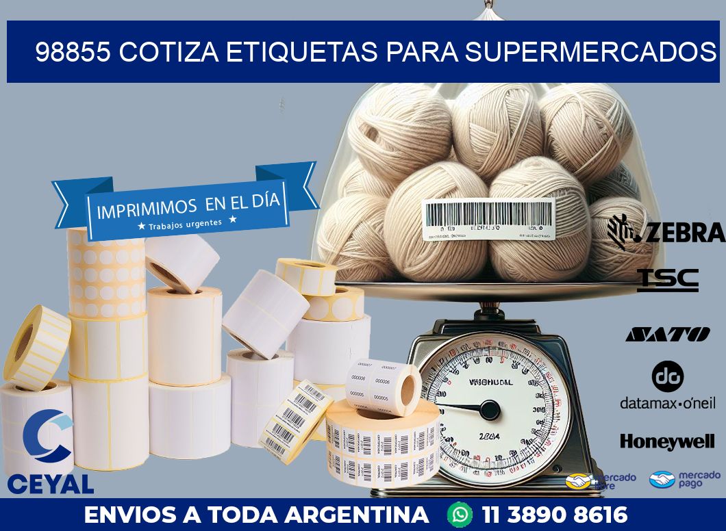 98855 COTIZA ETIQUETAS PARA SUPERMERCADOS