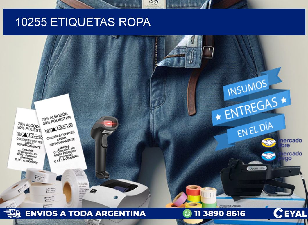 10255 ETIQUETAS ROPA