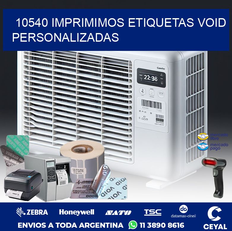 10540 IMPRIMIMOS ETIQUETAS VOID PERSONALIZADAS