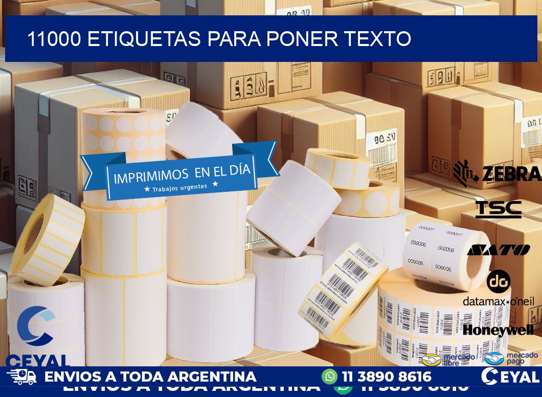 11000 ETIQUETAS PARA PONER TEXTO