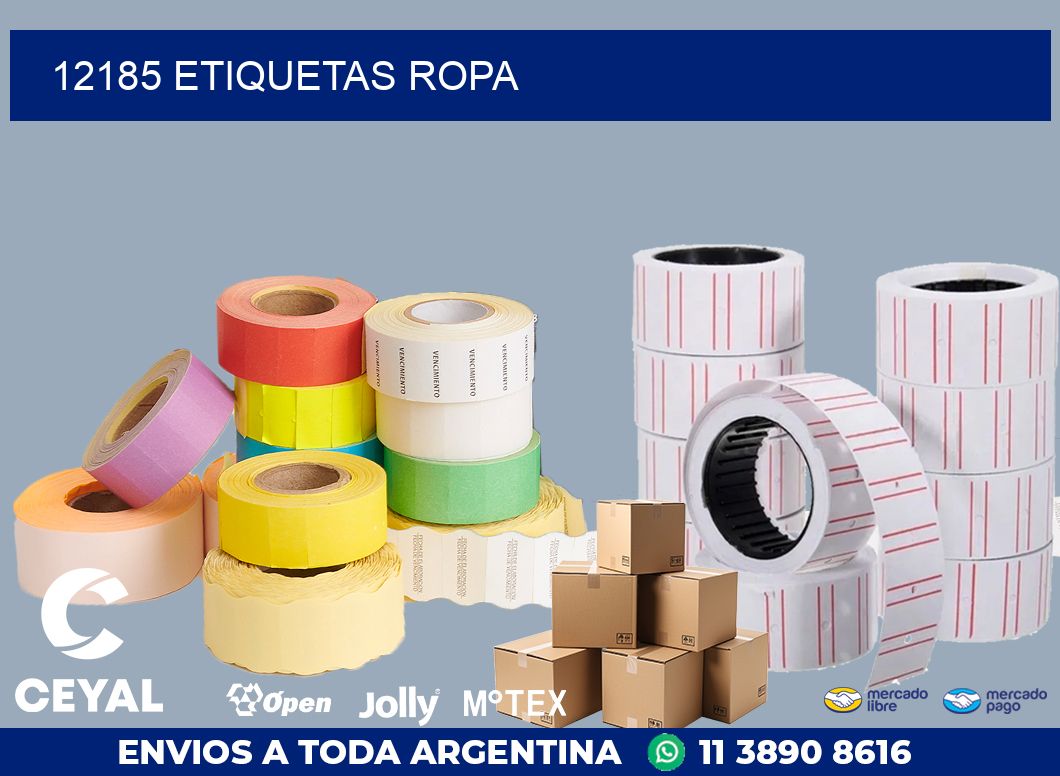 12185 ETIQUETAS ROPA