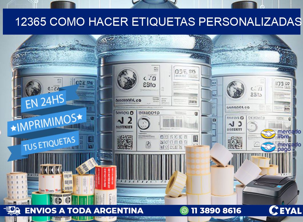 12365 como hacer etiquetas personalizadas
