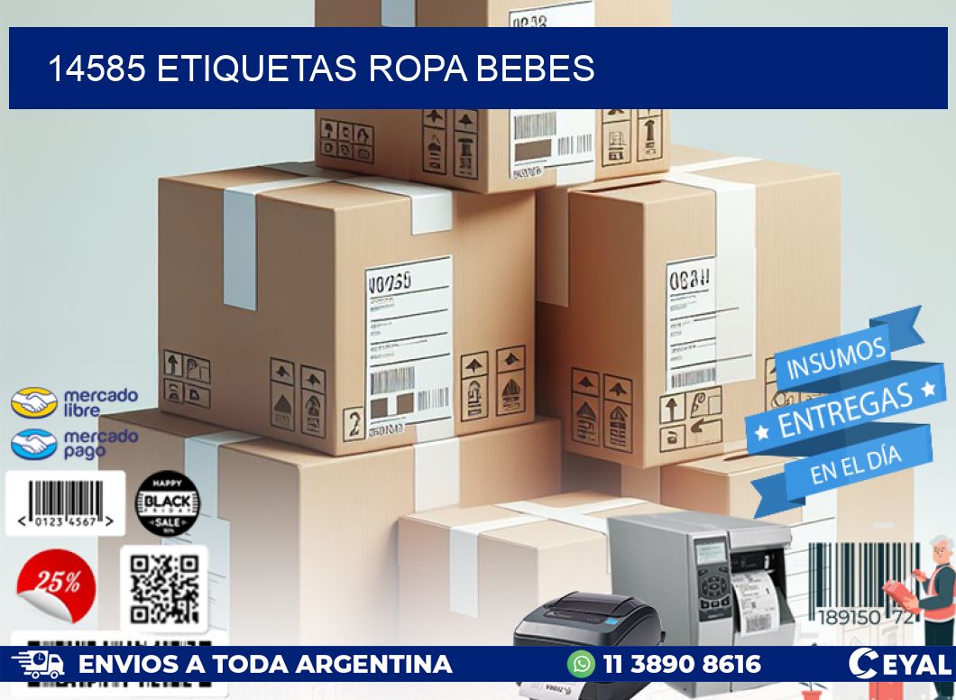 14585 ETIQUETAS ROPA BEBES
