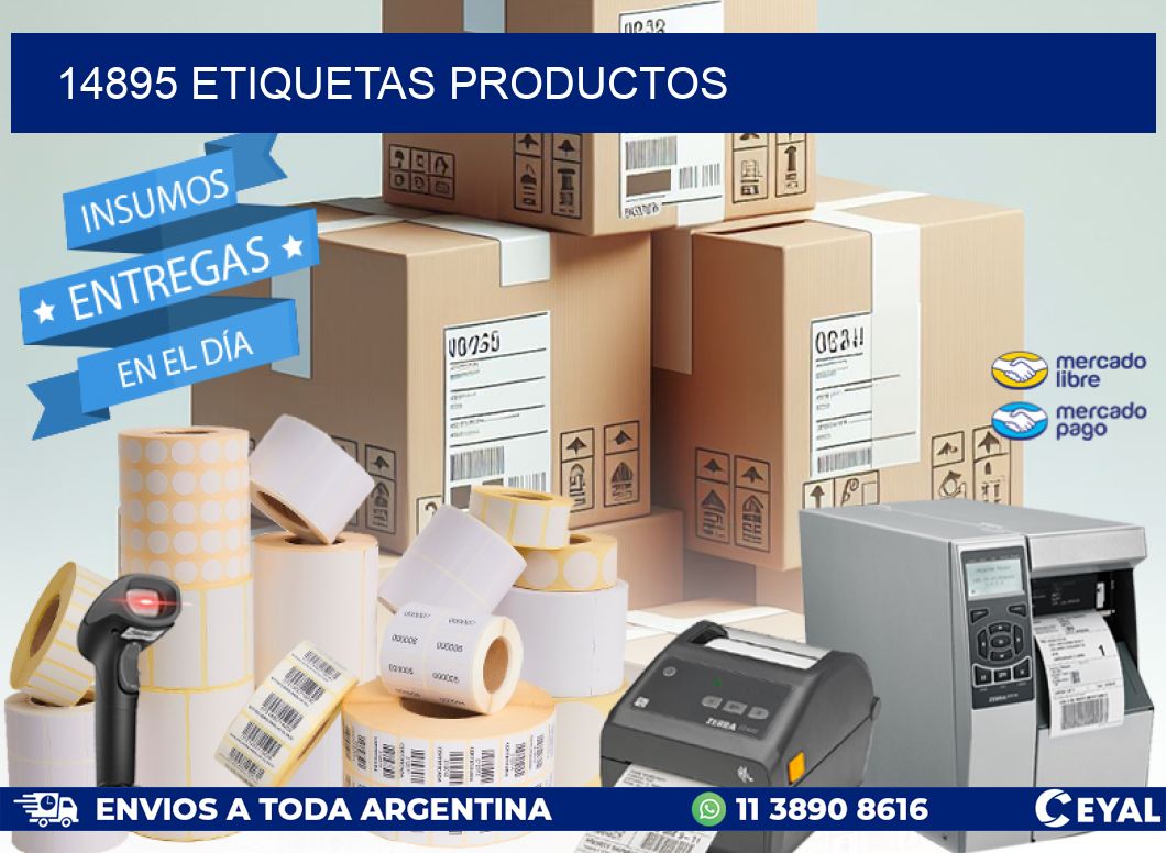 14895 etiquetas productos