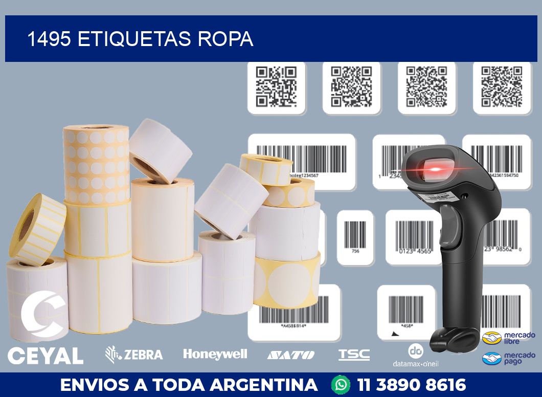 1495 ETIQUETAS ROPA