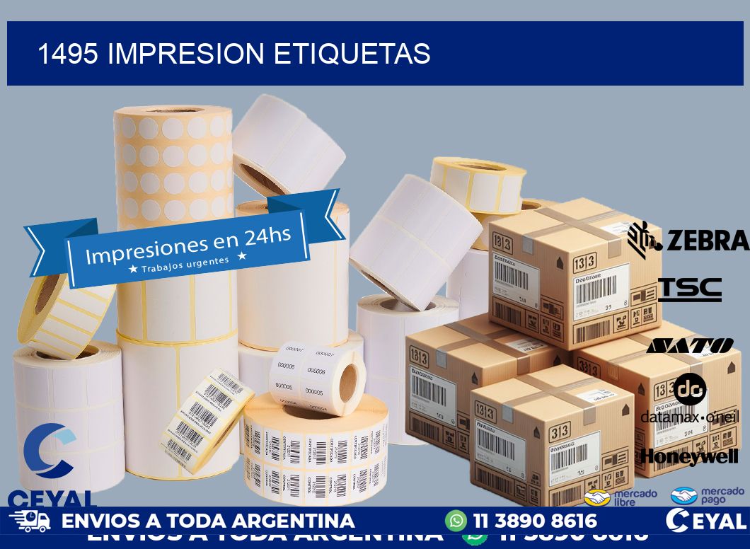 1495 impresion etiquetas
