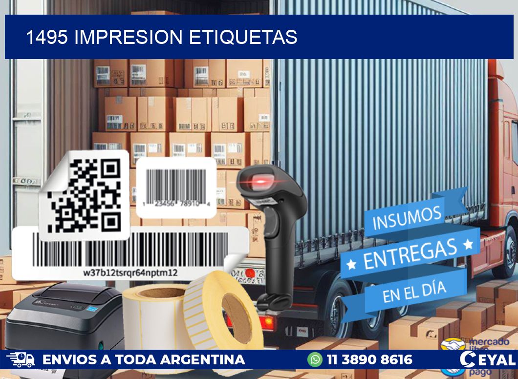 1495 impresion etiquetas