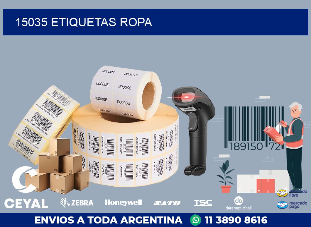 15035 ETIQUETAS ROPA