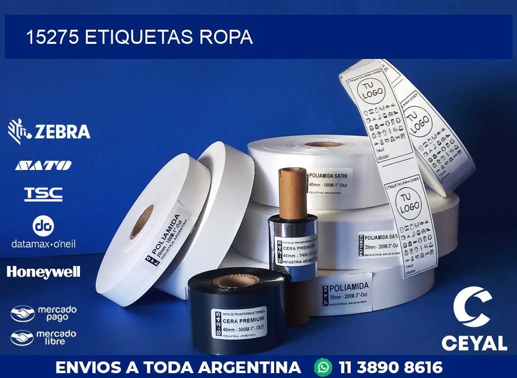 15275 ETIQUETAS ROPA
