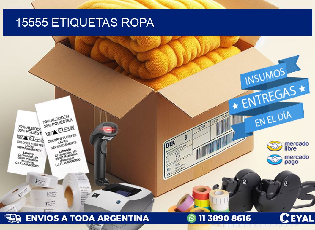15555 ETIQUETAS ROPA