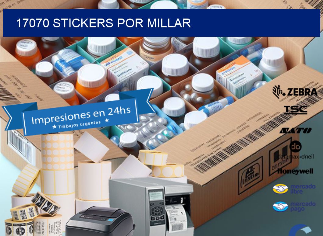 17070 STICKERS POR MILLAR