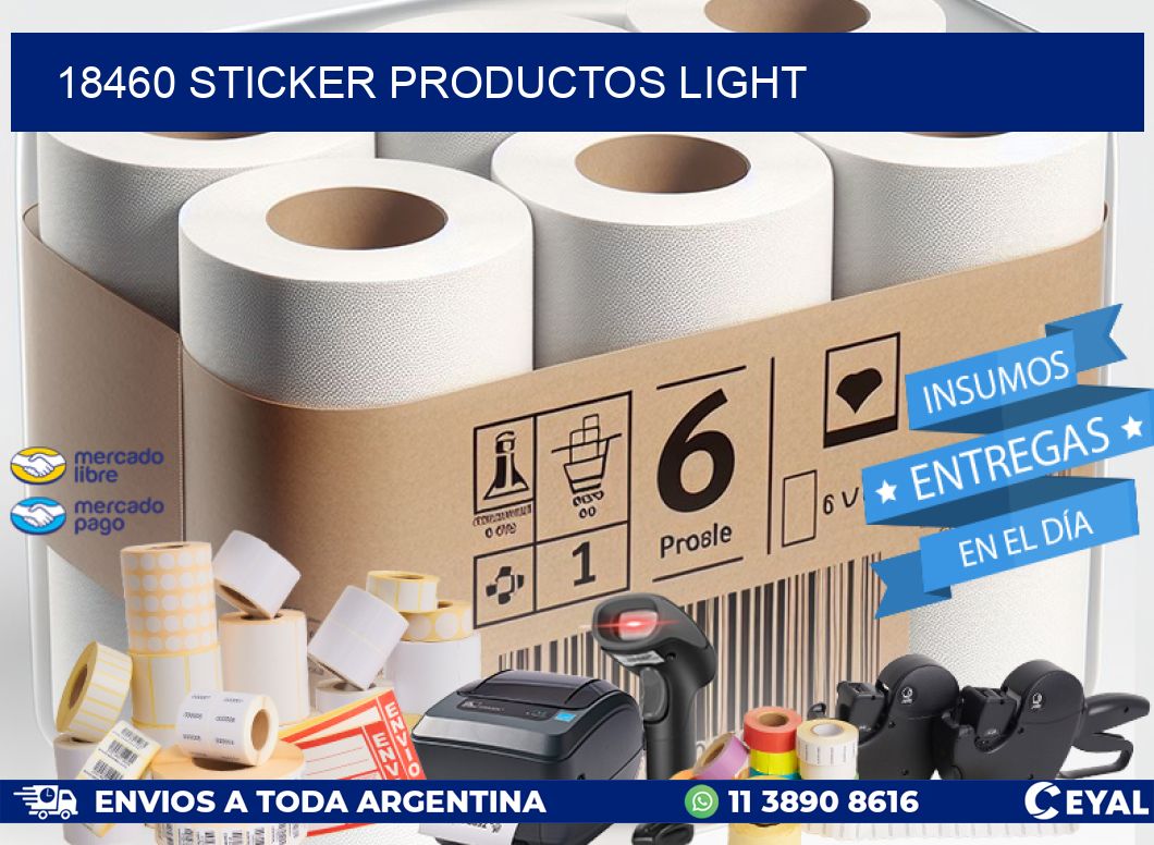 18460 STICKER PRODUCTOS LIGHT