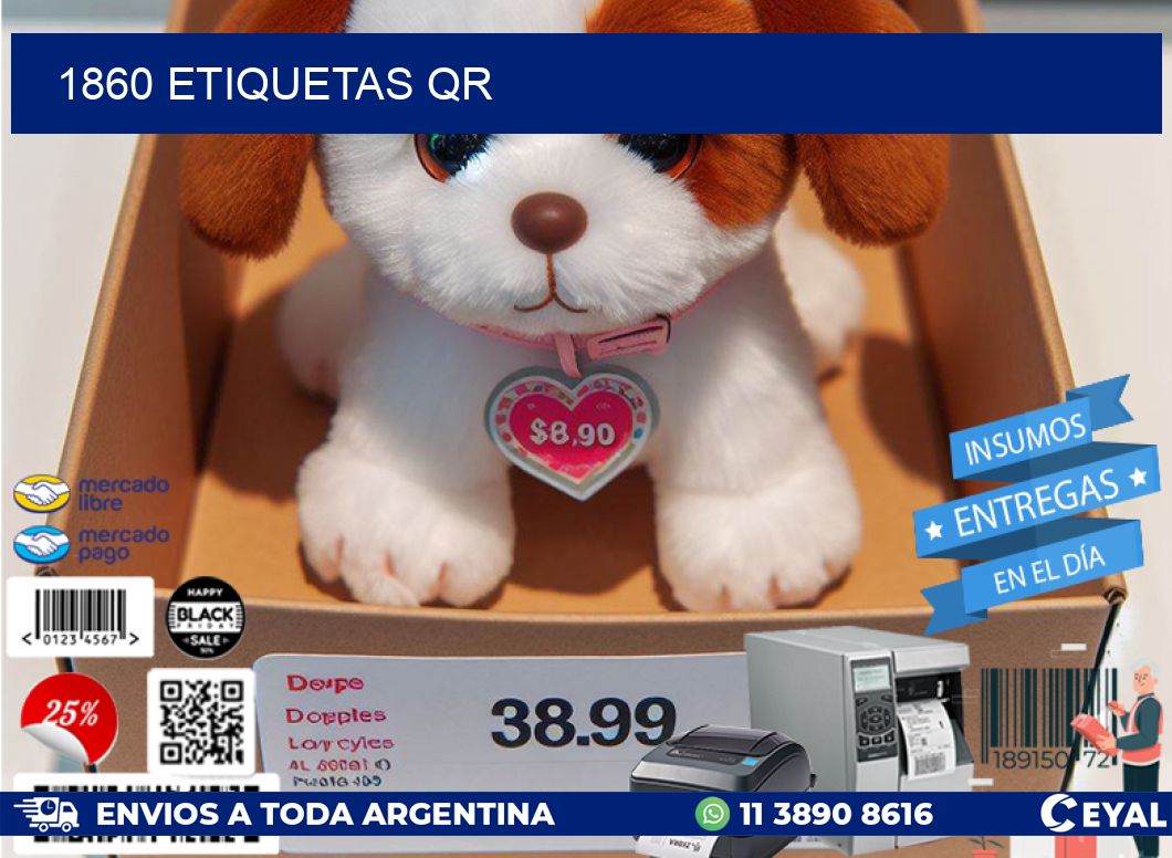 1860 ETIQUETAS QR