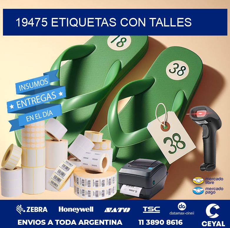 19475 ETIQUETAS CON TALLES