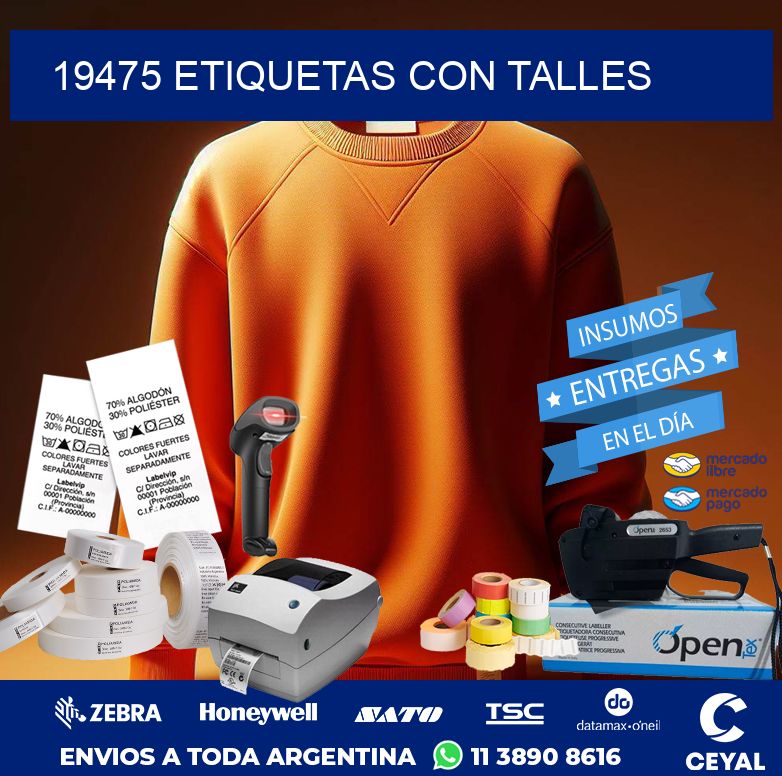 19475 ETIQUETAS CON TALLES