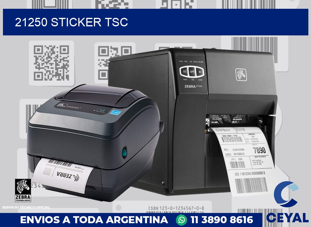 21250 sticker tsc