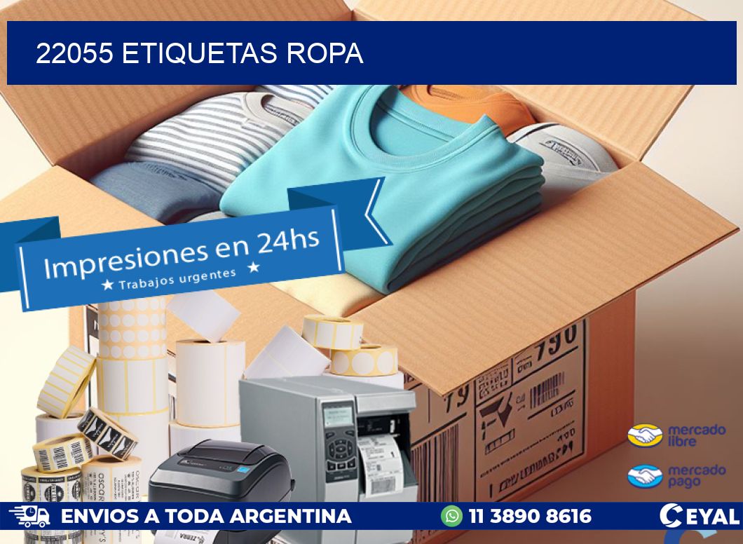 22055 ETIQUETAS ROPA