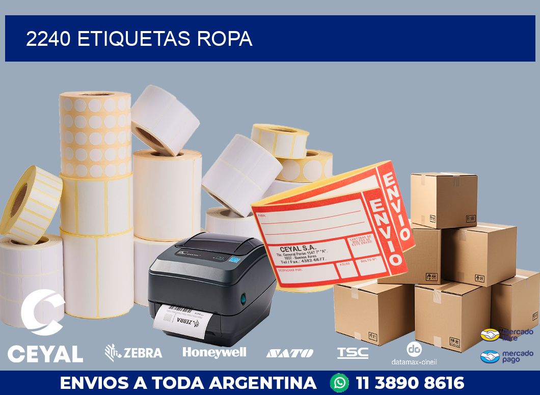 2240 ETIQUETAS ROPA