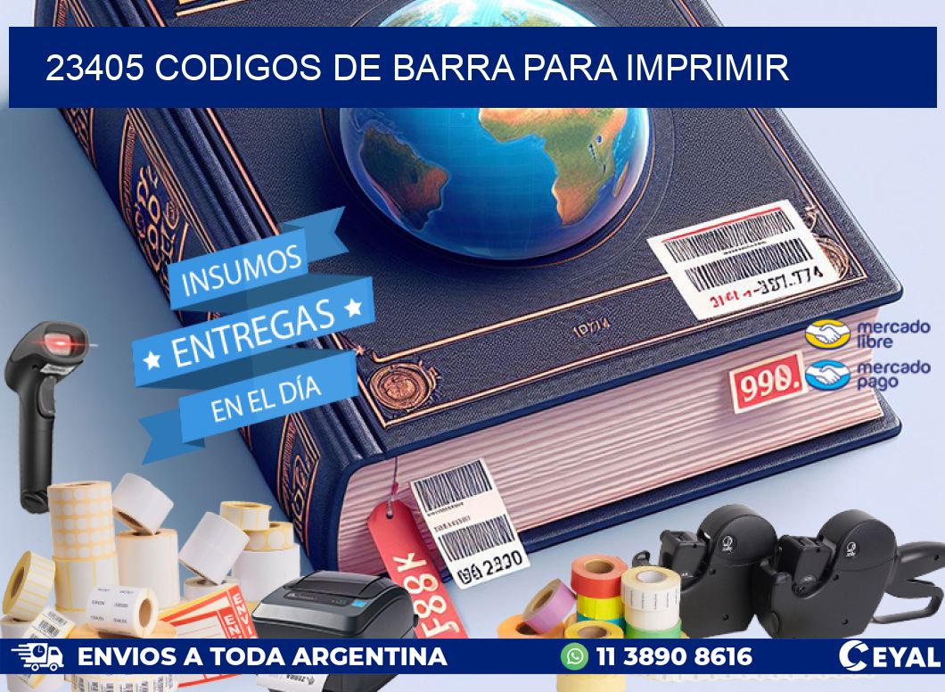 23405 codigos de barra para imprimir