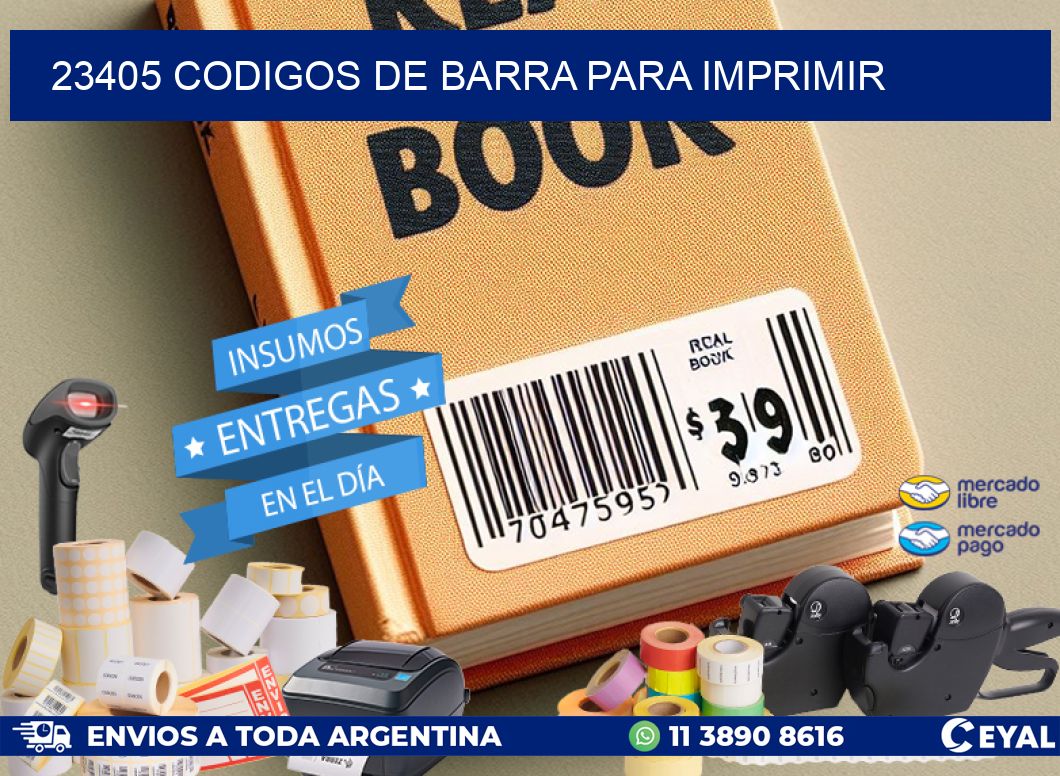 23405 codigos de barra para imprimir