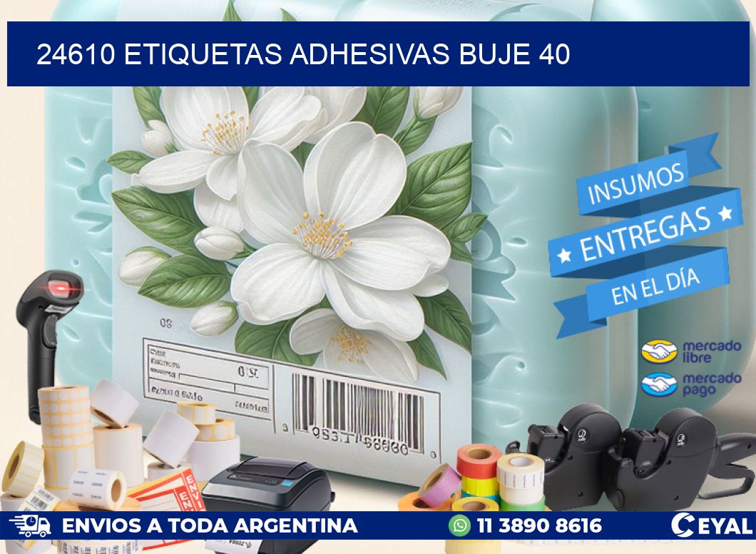 24610 ETIQUETAS ADHESIVAS BUJE 40