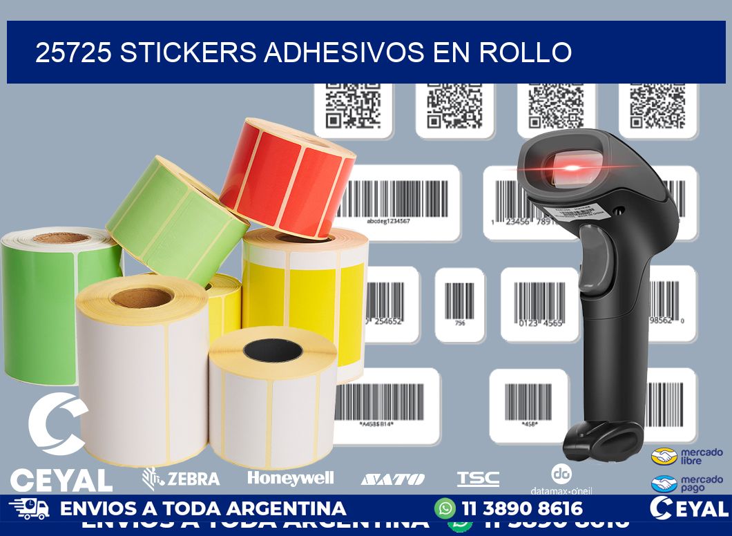 25725 STICKERS ADHESIVOS EN ROLLO