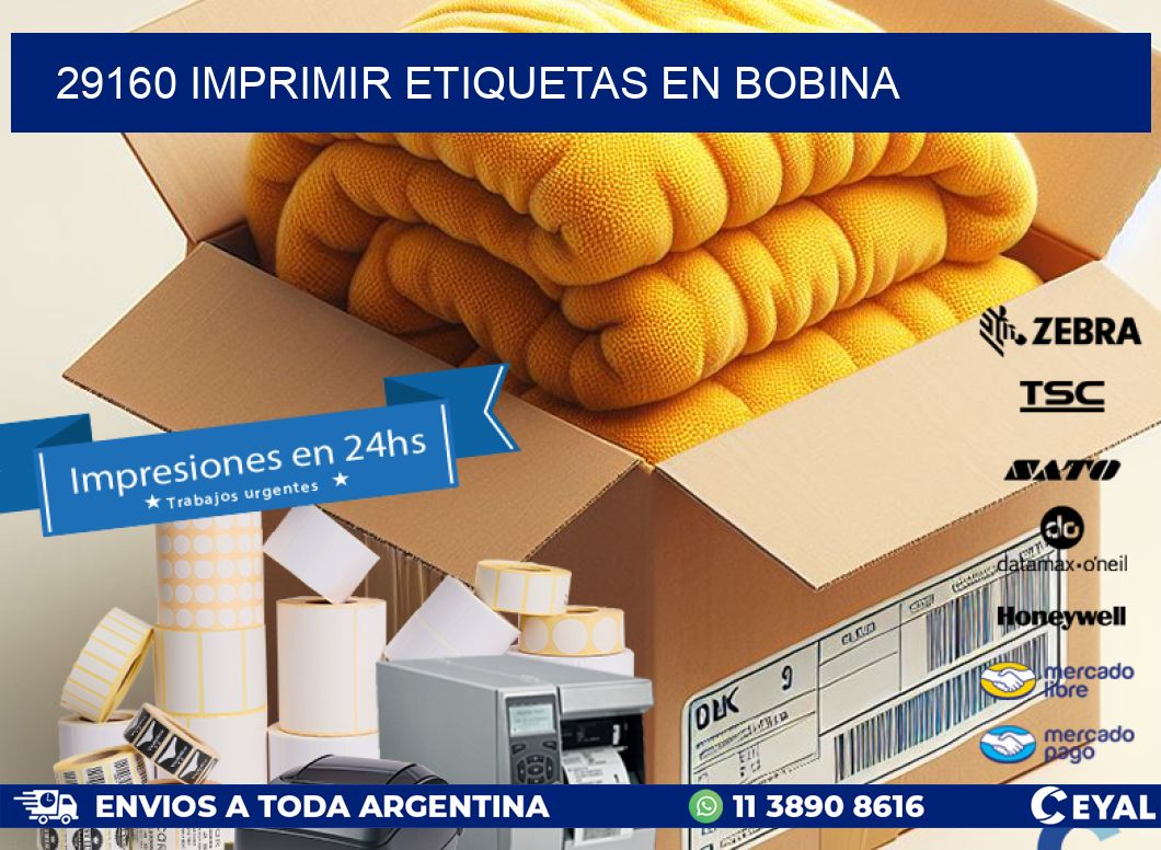 29160 imprimir etiquetas en bobina