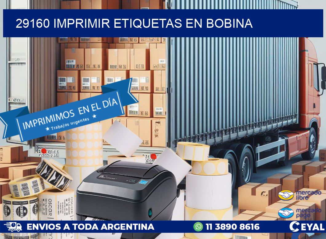 29160 imprimir etiquetas en bobina
