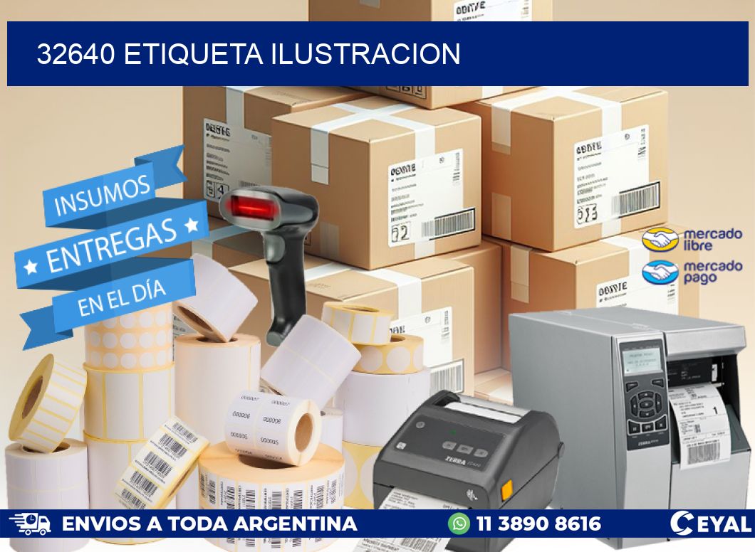32640 etiqueta ilustracion