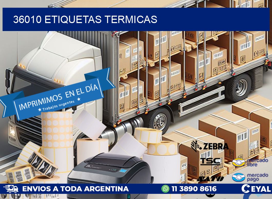 36010 ETIQUETAS TERMICAS