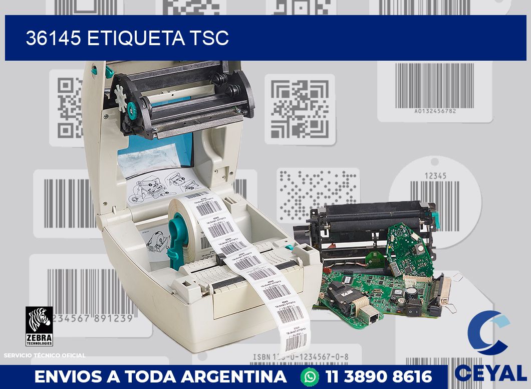36145 etiqueta tsc