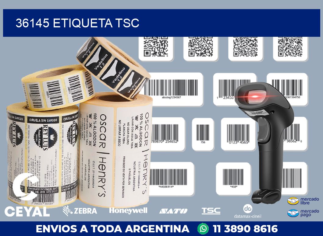 36145 etiqueta tsc