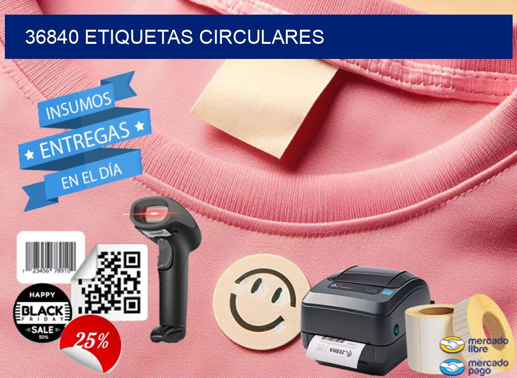 36840 ETIQUETAS CIRCULARES